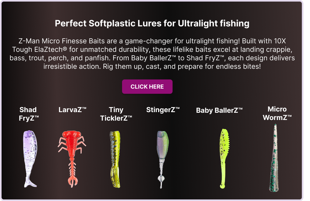 Z-Man Micro Finesse Baits
