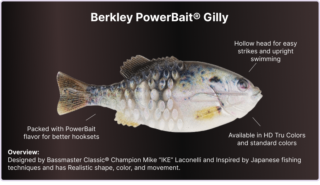 Berkley PowerBait® Gilly the perfect ultralight fishing lure