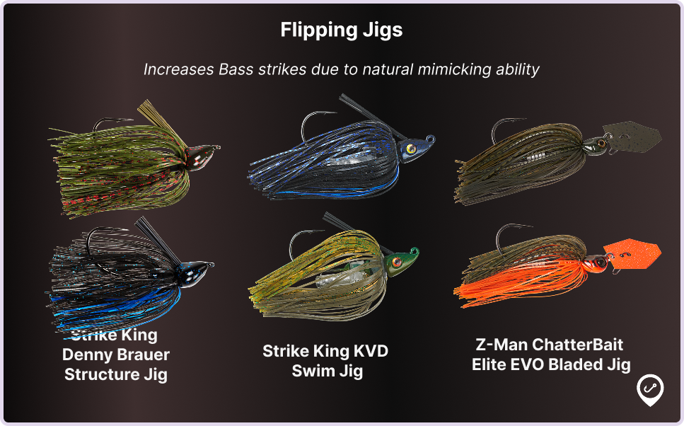 Flipping-Jigs-Top-Lures-for-bass-in-muddy-water