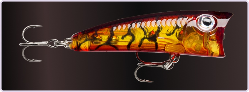 Rapala Ultra Light Pop Glass Amber Tiger colour